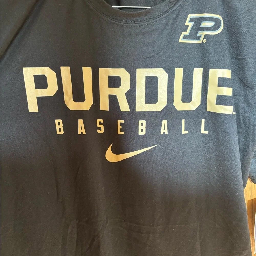 Nike Black Dri-FIT Tee Purdue Baseball